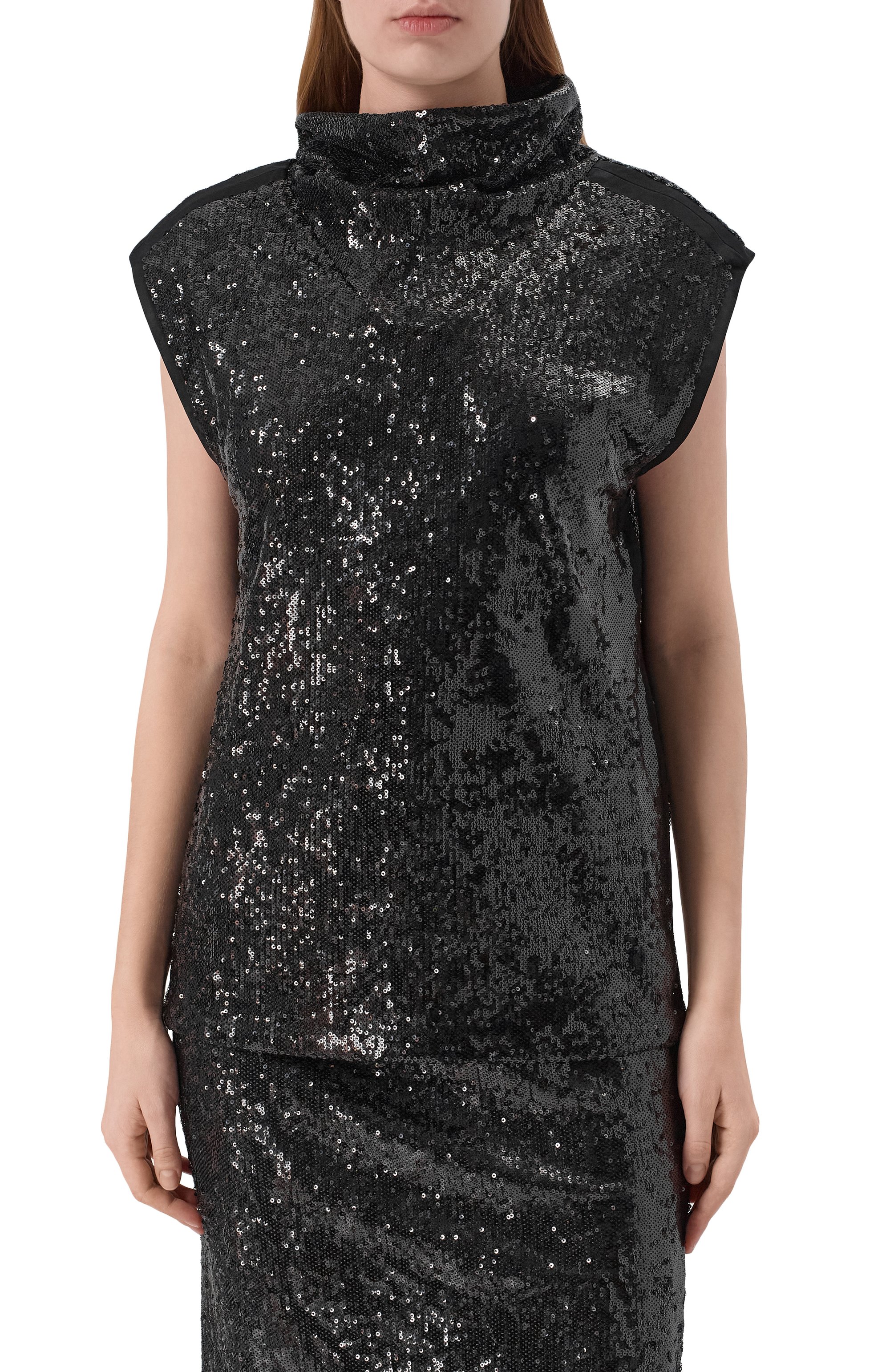 Топ с отделкой пайетками BOSS, арт. 50548011, фото 3