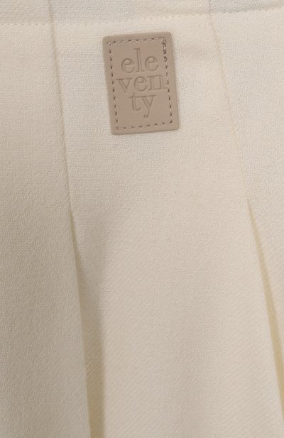 Юбка из вискозы и шерсти ELEVENTY кремового цвета по цене 18250 руб., арт. EX7A11/I0233/6-8, фото 3 Юбка из вискозы и шерсти ELEVENTY, арт. EX7A11/I0233/6-8, фото 3