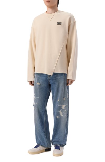 Хлопковый лонгслив DOLCE & GABBANA, арт. G8TF9T/HU7WY, фото 2