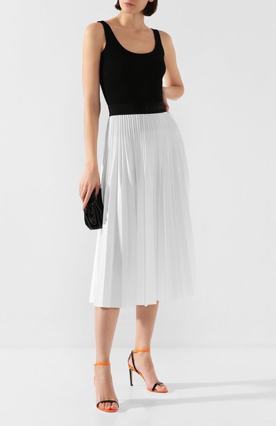 Майка из вискозы ALEXANDER MCQUEEN, арт. 622734/Q1A0C, фото 2