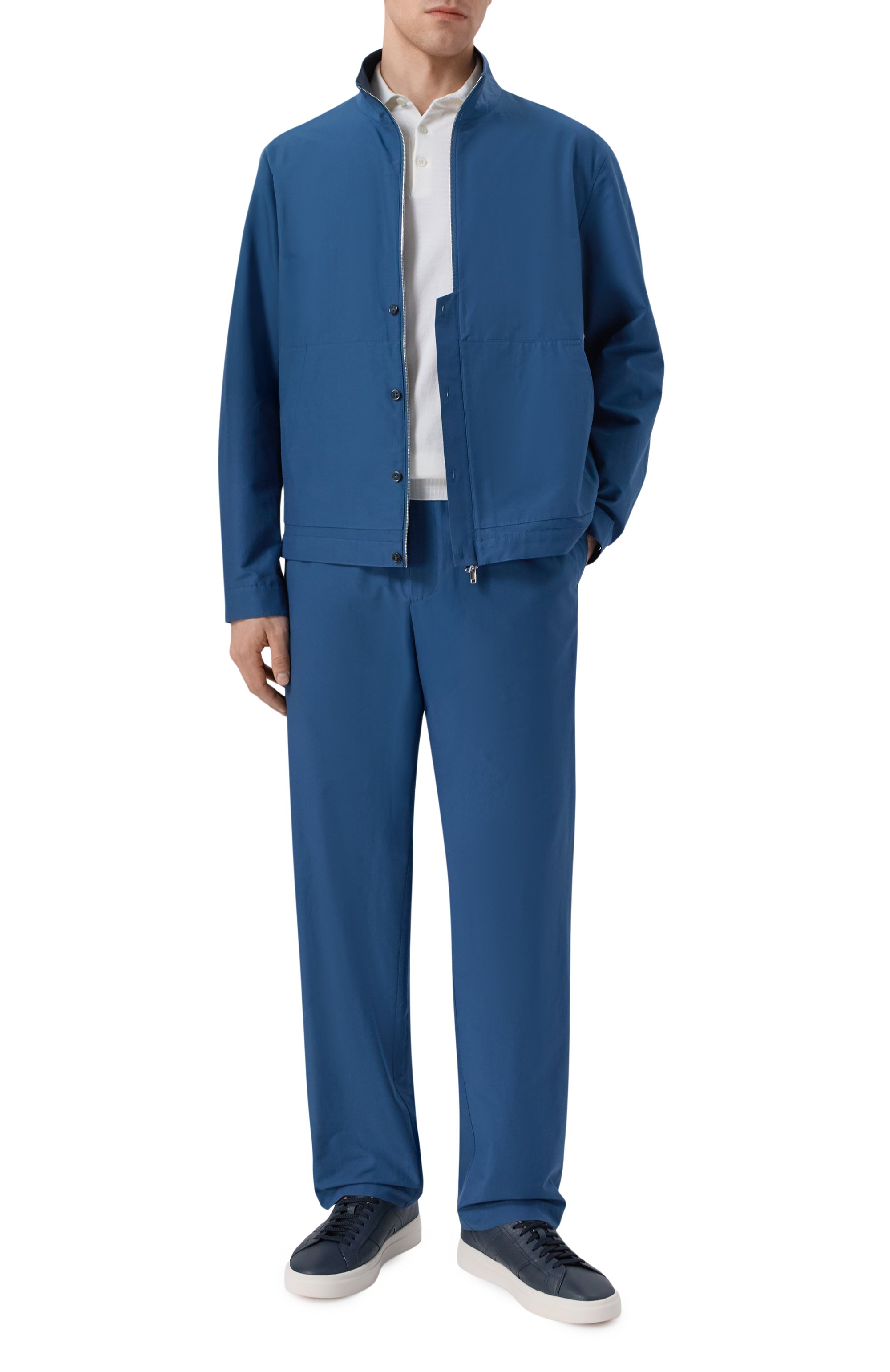 Брюки из хлопка и шелка 12 STOREEZ, арт. 137157, фото 2