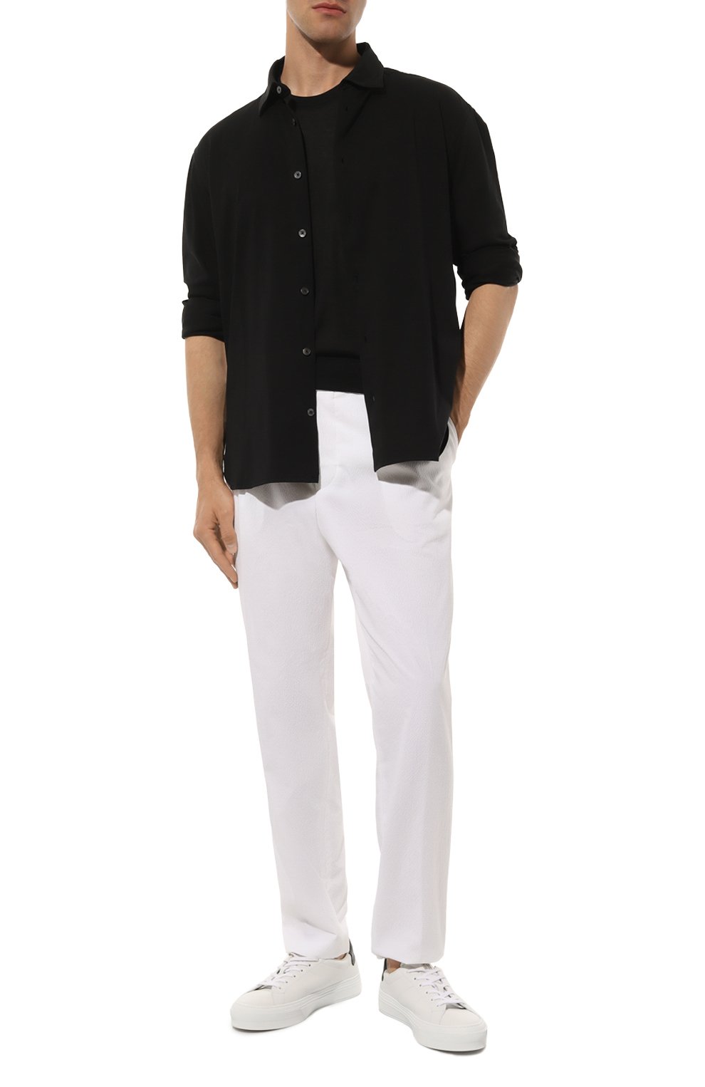 Хлопковая рубашка ZEGNA, арт. UB360A5/B766001, фото 2