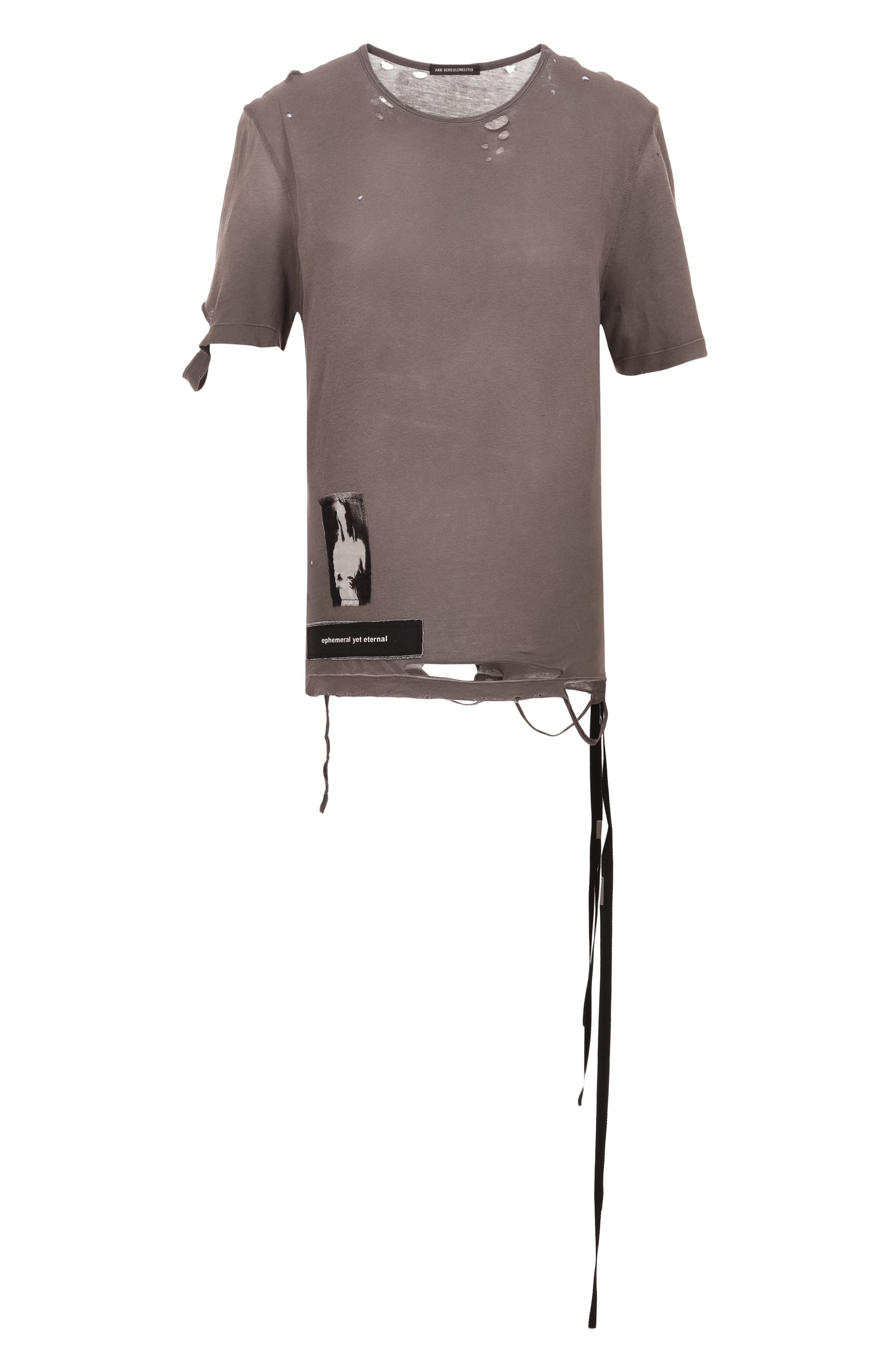 Хлопковая футболка ANN DEMEULEMEESTER, арт. B0013050/FA638, фото 1