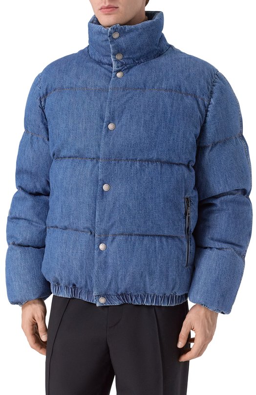Утепленная джинсовая куртка Dolce & Gabbana G9BUCD/G8NW5 Синий  G9BUCD/G8NW5 Фото 3