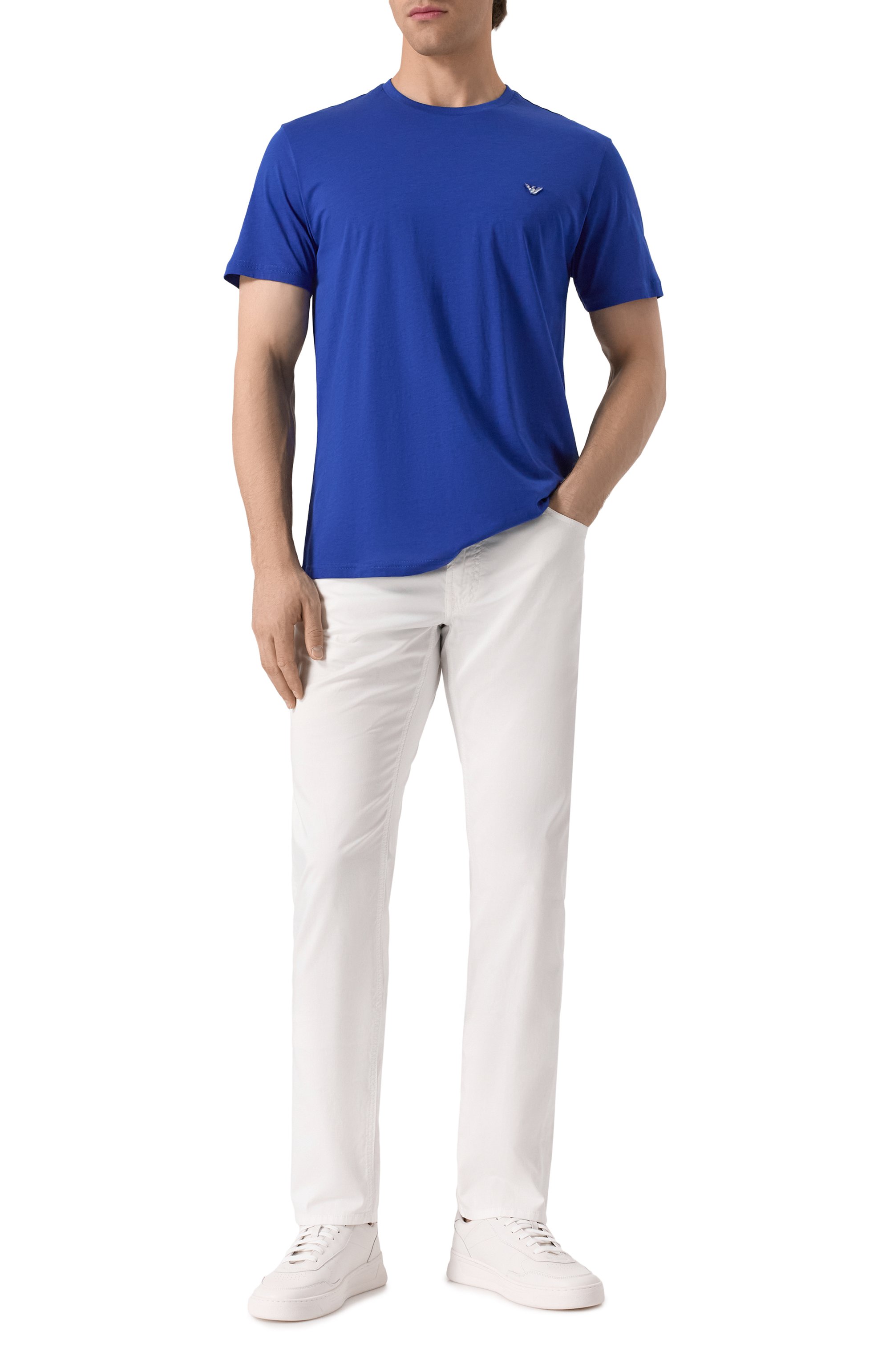 Хлопковая футболка EMPORIO ARMANI, арт. EM000574/AF12331, фото 2