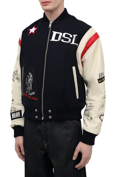 Комбинированный бомбер DIESEL, арт. A01961/0LBAC, фото 3