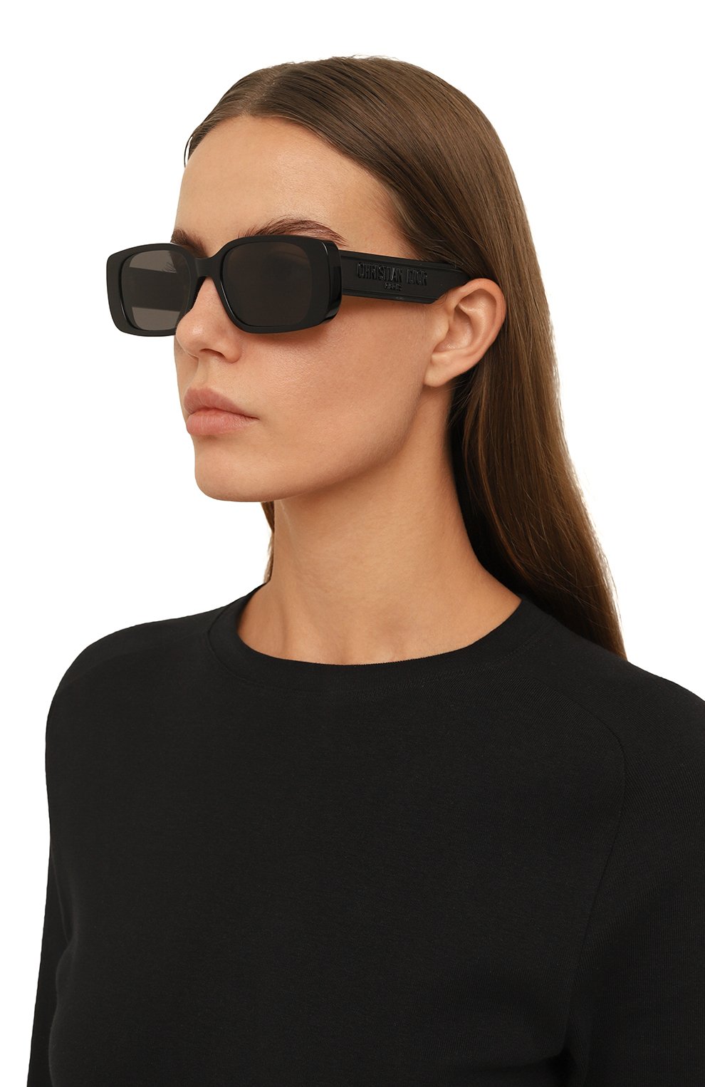 Солнцезащитные очки DIOR EYEWEAR черного цвета по цене 54950 руб., арт. WILDI0R S2U 10A0, фото 2 Солнцезащитные очки DIOR EYEWEAR, арт. WILDI0R S2U 10A0, фото 2