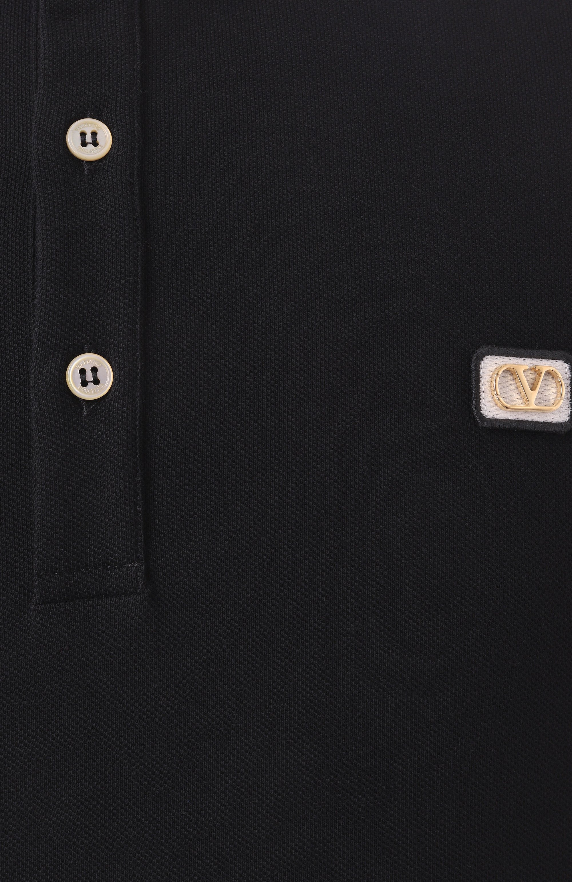 Хлопковое поло VALENTINO, арт. 6V3MH01KAQK, фото 6