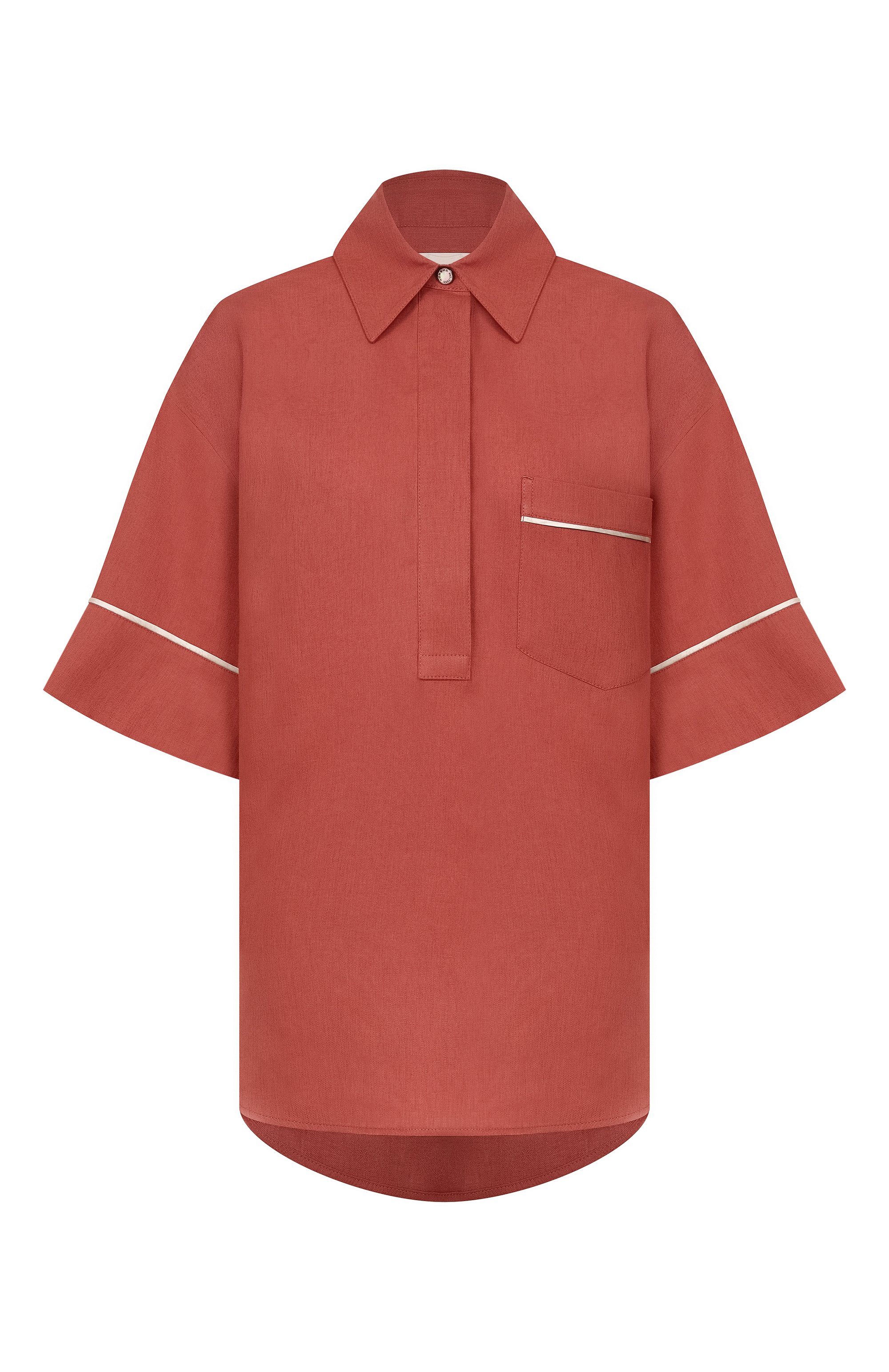 Льняная рубашка AGNONA, арт. TD1109E/U3049E, фото 1