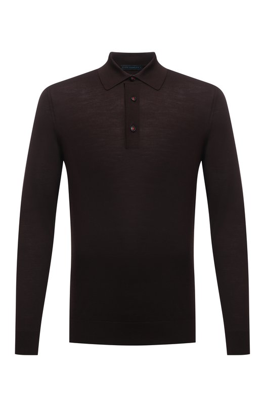 

Шерстяное поло Kiton, Коричневый
