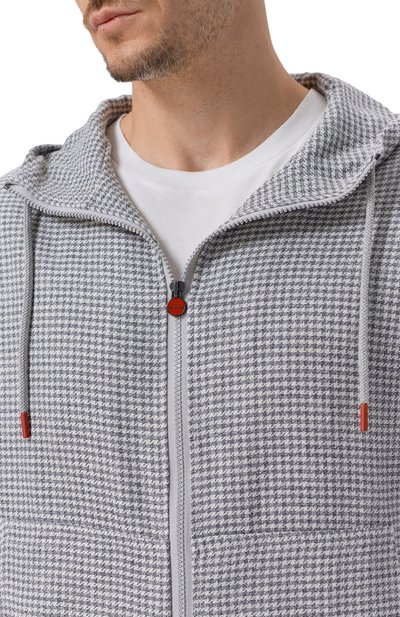 Куртка-рубашка изо льна и шелка KITON, арт. UMC010K0631G09, фото 5