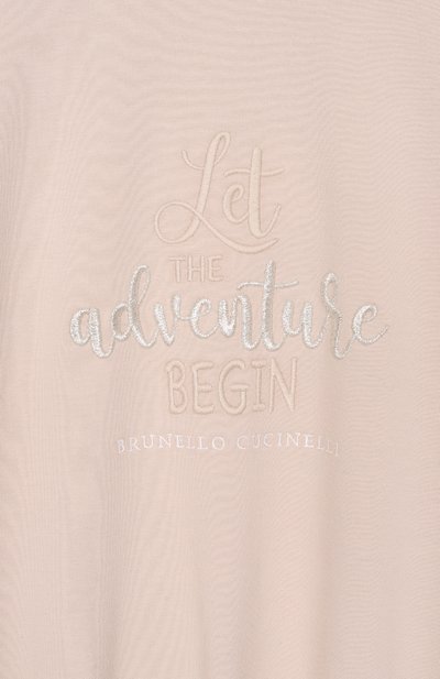 Хлопковое платье BRUNELLO CUCINELLI, арт. BH827A324C, фото 3