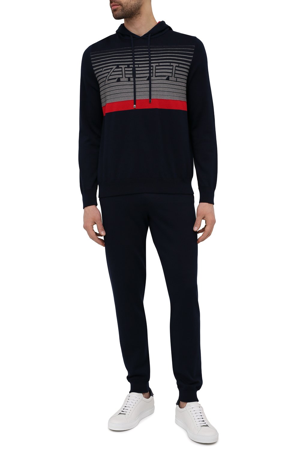 Спортивный костюм из шелка и хлопка ZILLI, арт. MBV-J0137-SWEA1/ML01, фото 1