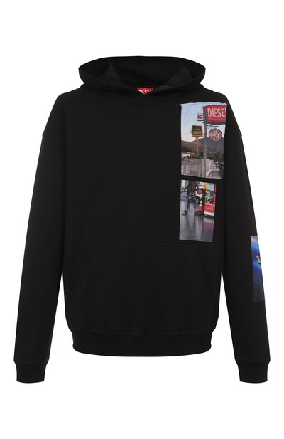 Мужской хлопковое худи DIESEL, арт. A19642/0BMBJ