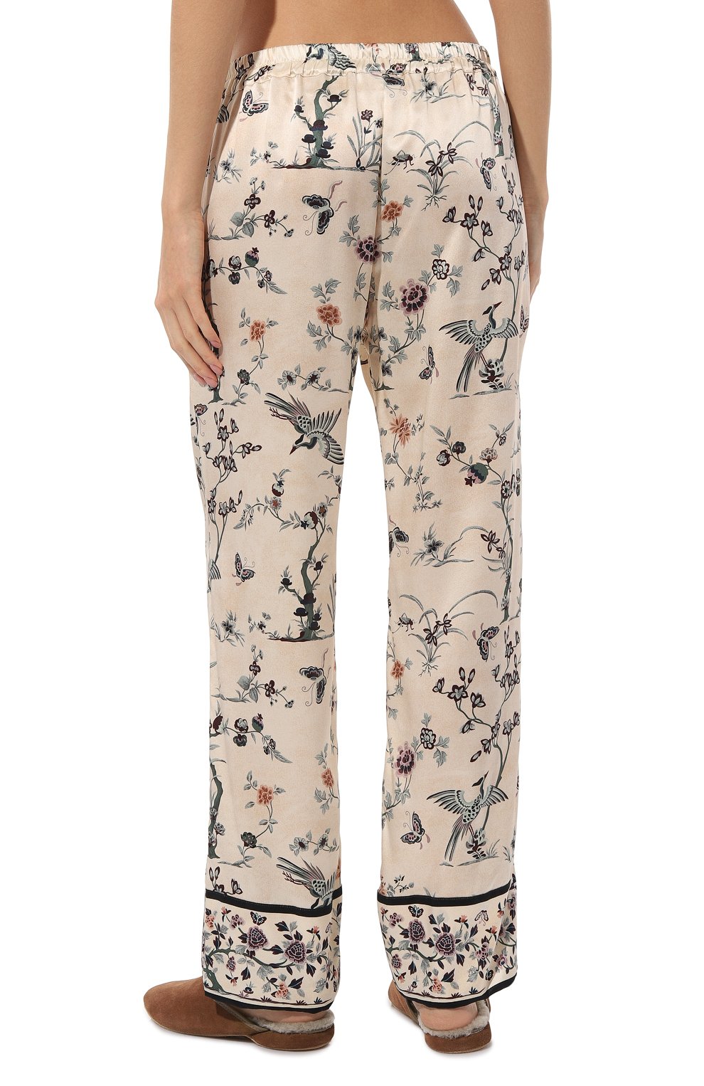 Шелковая пижама MORPHO&LUNA кремового цвета по цене 115500 руб., арт. S33P29MI/PH0EBE, фото 6 Шелковая пижама MORPHO&LUNA, арт. S33P29MI/PH0EBE, фото 6