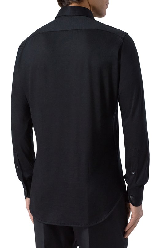 Кашемировая рубашка MVST MAN SHIRT L/S/15804 Чёрный  MAN SHIRT L/S/15804 Фото 4