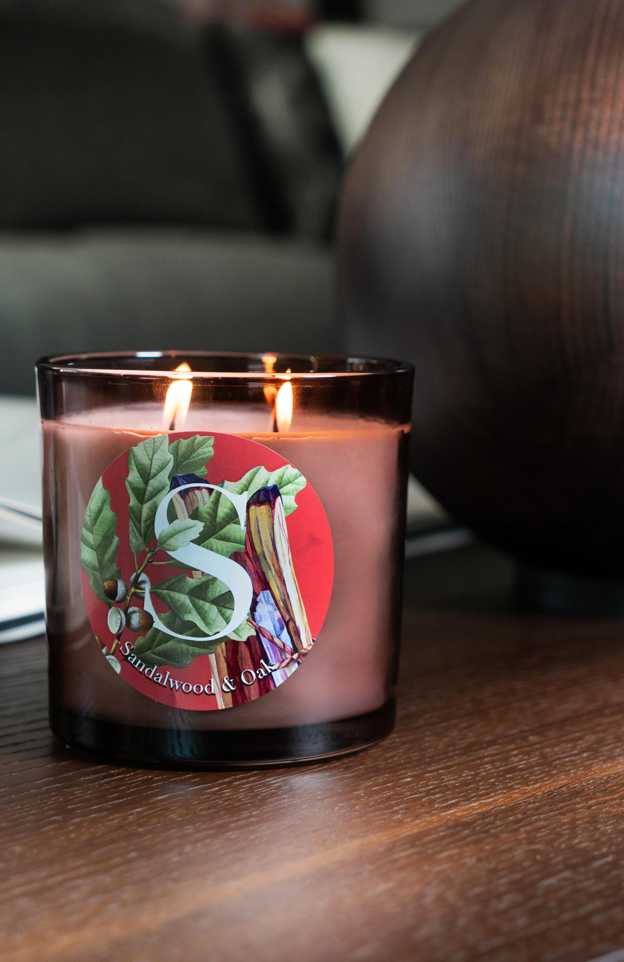 Свеча sandalwood & oak (900g) PERNICI, арт. 8001962085588, фото 2