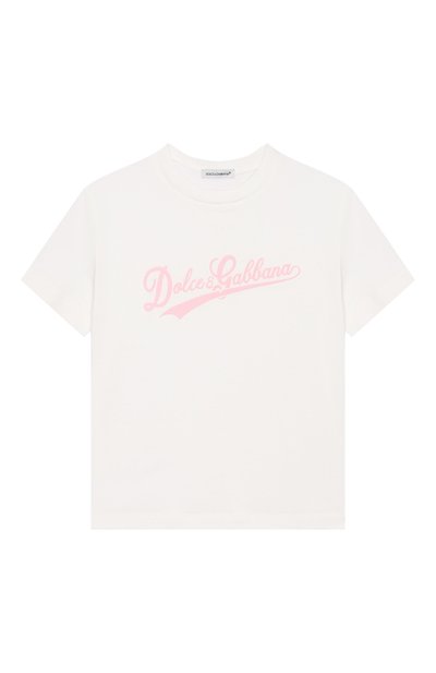 Хлопковая футболка DOLCE & GABBANA, арт. L5JTNK/G7PWL_001