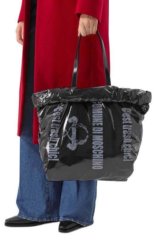 Сумка-тоут Trash Moschino MC4210PP0N/0N9 Чёрный  MC4210PP0N/0N9 Фото 2