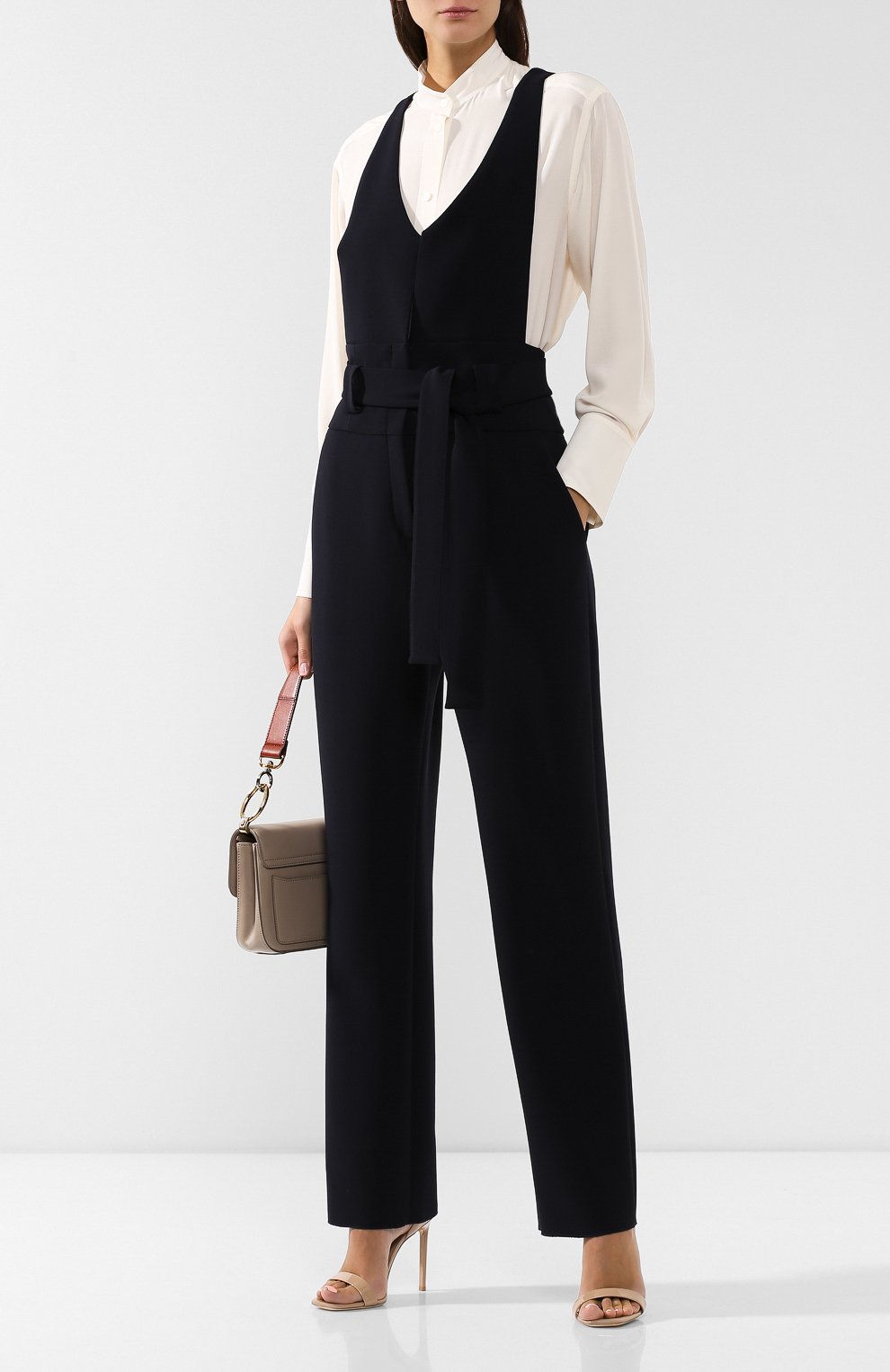 Шерстяной комбинезон GIORGIO ARMANI темно-синего цвета по цене 282500 руб., арт. 9WHVD009/T001J, фото 2 Шерстяной комбинезон GIORGIO ARMANI, арт. 9WHVD009/T001J, фото 2