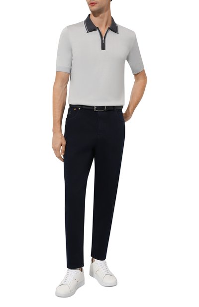 Поло из хлопка и шелка ZILLI, арт. KZP002M0142VUC000M, фото 2