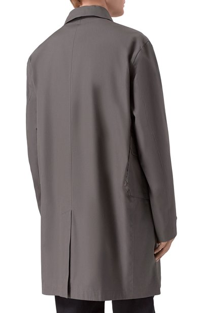Хлопковый плащ C.P. COMPANY темно-серого цвета по цене 99250 руб., арт. 20CL0W004A/110542A, фото 4 Хлопковый плащ C.P. COMPANY, арт. 20CL0W004A/110542A, фото 4