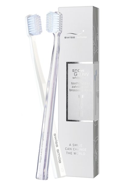 Женская набор отбеливающих зубных щёток snow white SWISS SMILE, арт. 7640131976053