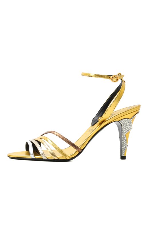 Кожаные босоножки Ladycrush Valentino 6W2S0LD3/GUJ Золотой  6W2S0LD3/GUJ Фото 4