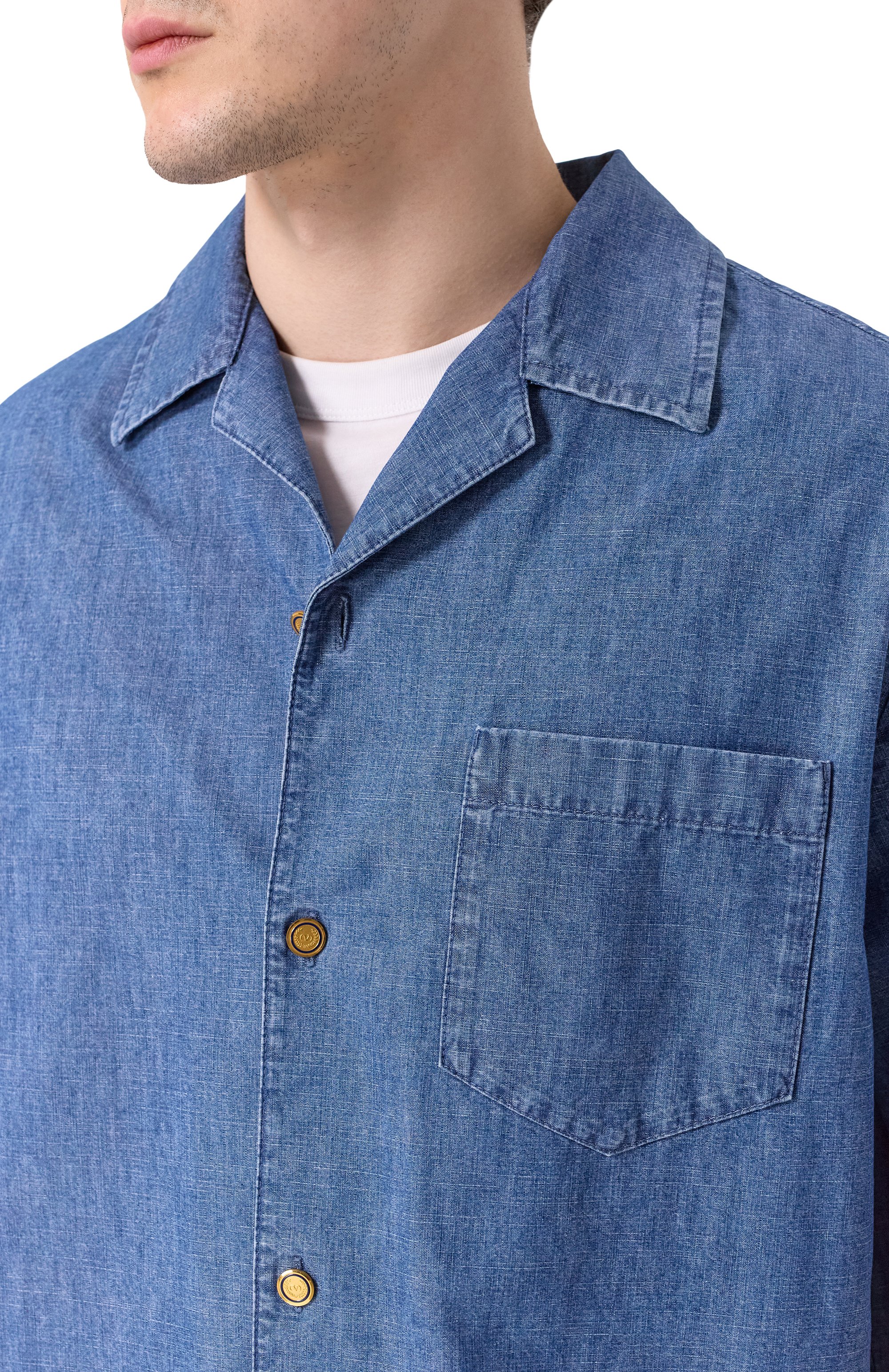 Джинсовая рубашка VALENTINO, арт. 6V3DB03LAL4, фото 5