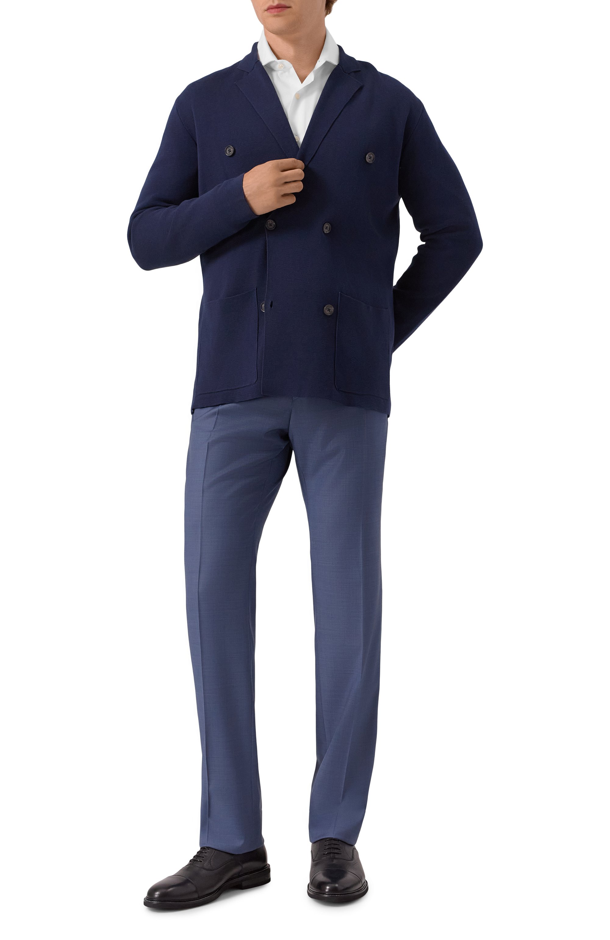 Кожаные оксфорды ZILLI, арт. H0186AM1961VSMM02, фото 2