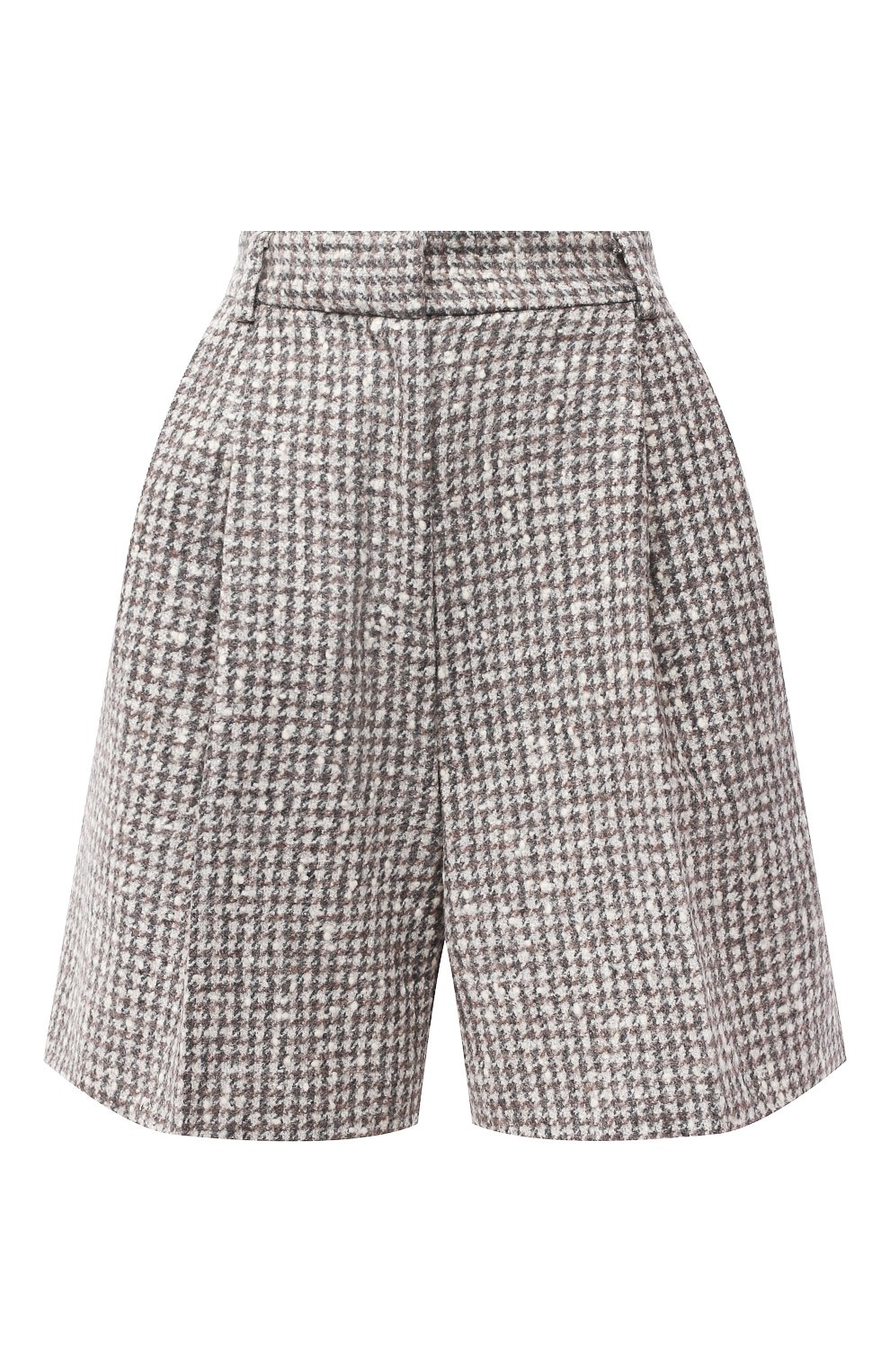 Шерстяные шорты KITON серого цвета по цене 123000 руб., арт. D48107K05T24, фото 1 Шерстяные шорты KITON, арт. D48107K05T24, фото 1