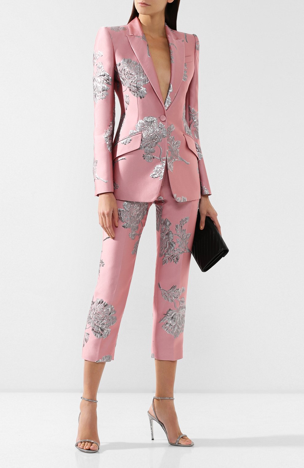 Жакет ALEXANDER MCQUEEN розового цвета по цене 264000 руб., арт. 583759/QGAAB, фото 2 Жакет ALEXANDER MCQUEEN, арт. 583759/QGAAB, фото 2