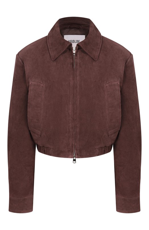 Замшевая куртка Agolde A5103 Коричневый A5103