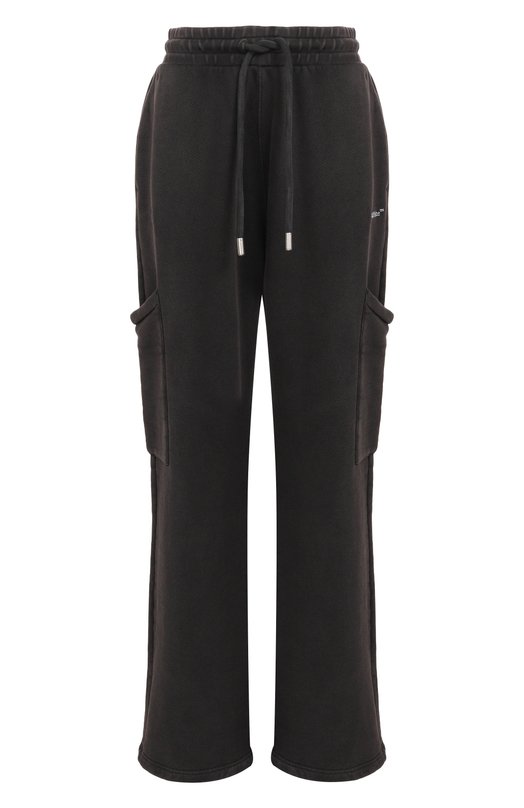 Хлопковые брюки-карго Off-White 0WCH025S25FLE0010701 Чёрный 0WCH025S25FLE0010701