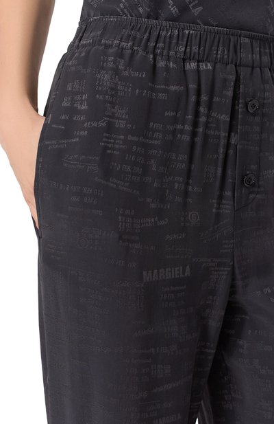 Брюки MM6 темно-серого цвета по цене 69950 руб., арт. S52KA0529/M35737, фото 5 Брюки MM6, арт. S52KA0529/M35737, фото 5