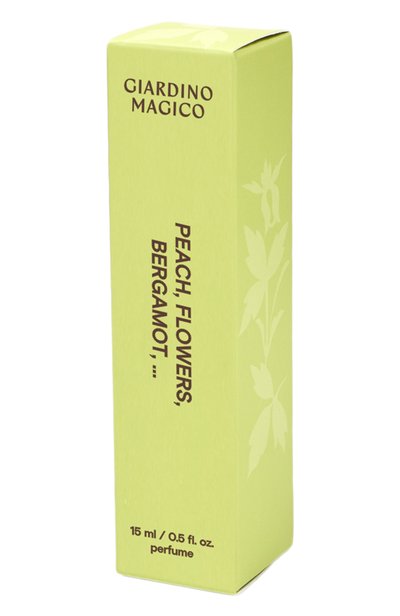 Концентрированные духи peach flowers bergamot (15ml) GIARDINO MAGICO бесцветного цвета по цене 3450 руб., арт. 4660222283801, фото 5 Концентрированные духи peach flowers bergamot (15ml) GIARDINO MAGICO, арт. 4660222283801, фото 5