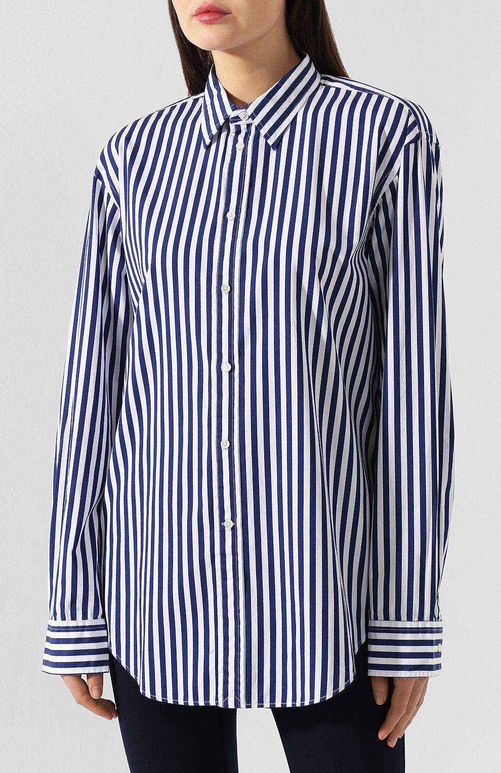 Хлопковая рубашка POLO RALPH LAUREN белого цвета по цене 10600 руб., арт. 211753073, фото 3 Хлопковая рубашка POLO RALPH LAUREN, арт. 211753073, фото 3