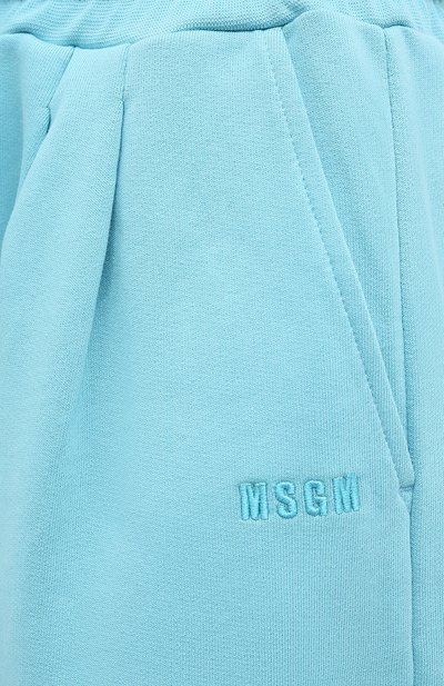 Хлопковые шорты MSGM, арт. 2941MDB60 207799, фото 5
