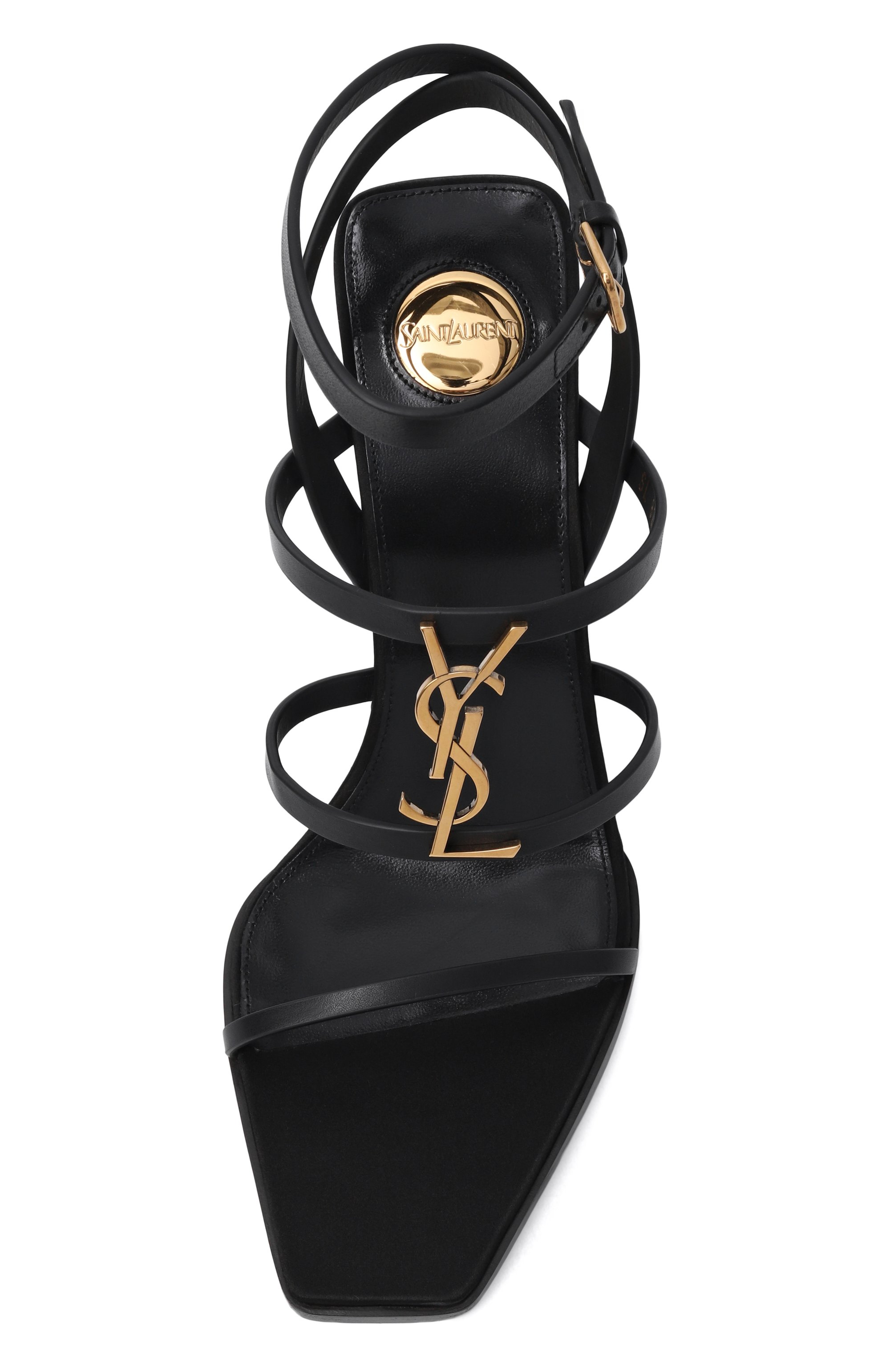 Кожаные босоножки nicla 90 SAINT LAURENT, арт. 821090/DWEDD, фото 6