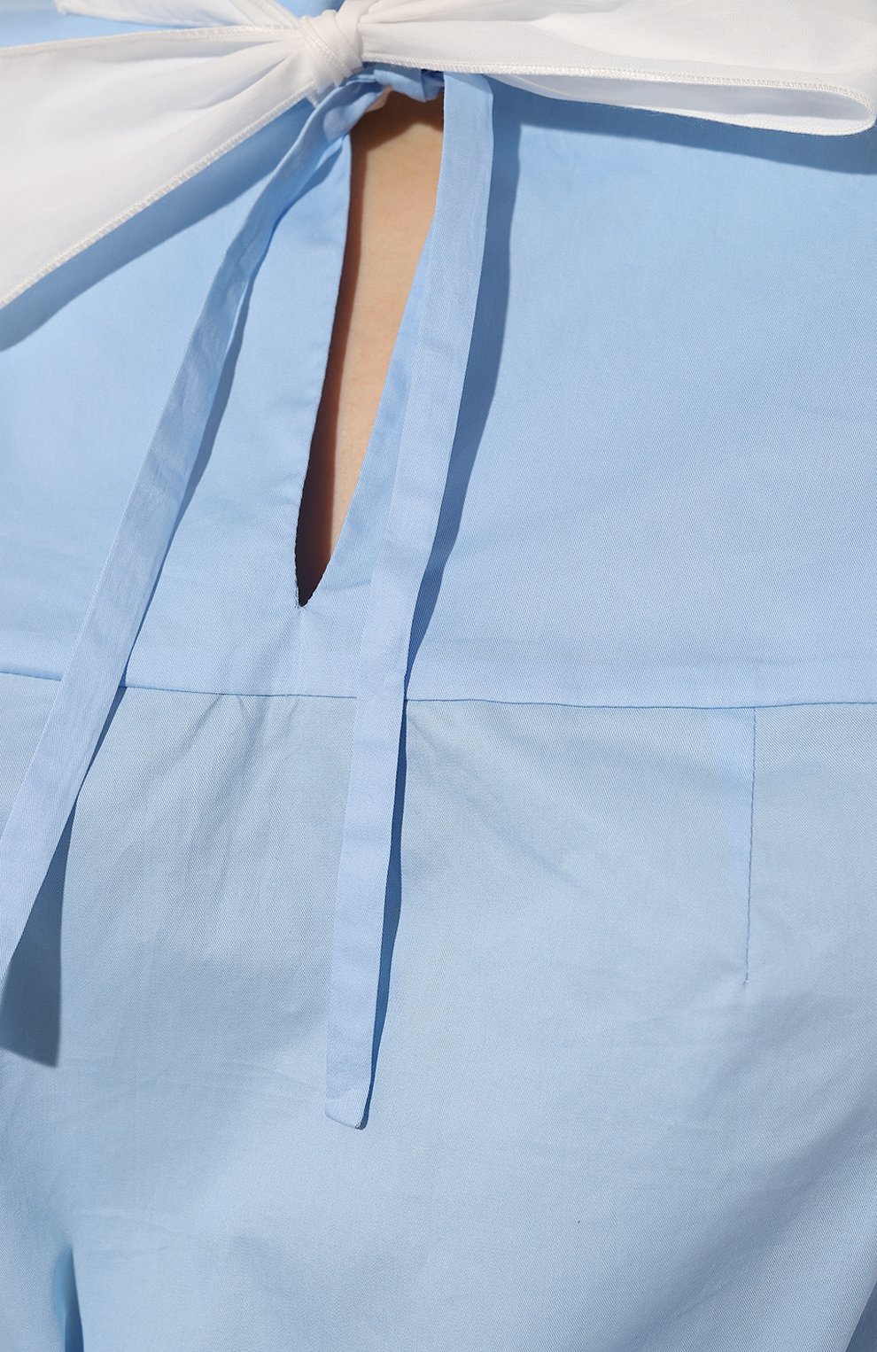 Хлопковое платье VIKA 2.0 голубого цвета по цене 63720 руб., арт. S23-13130-4010, фото 5 Хлопковое платье VIKA 2.0, арт. S23-13130-4010, фото 5