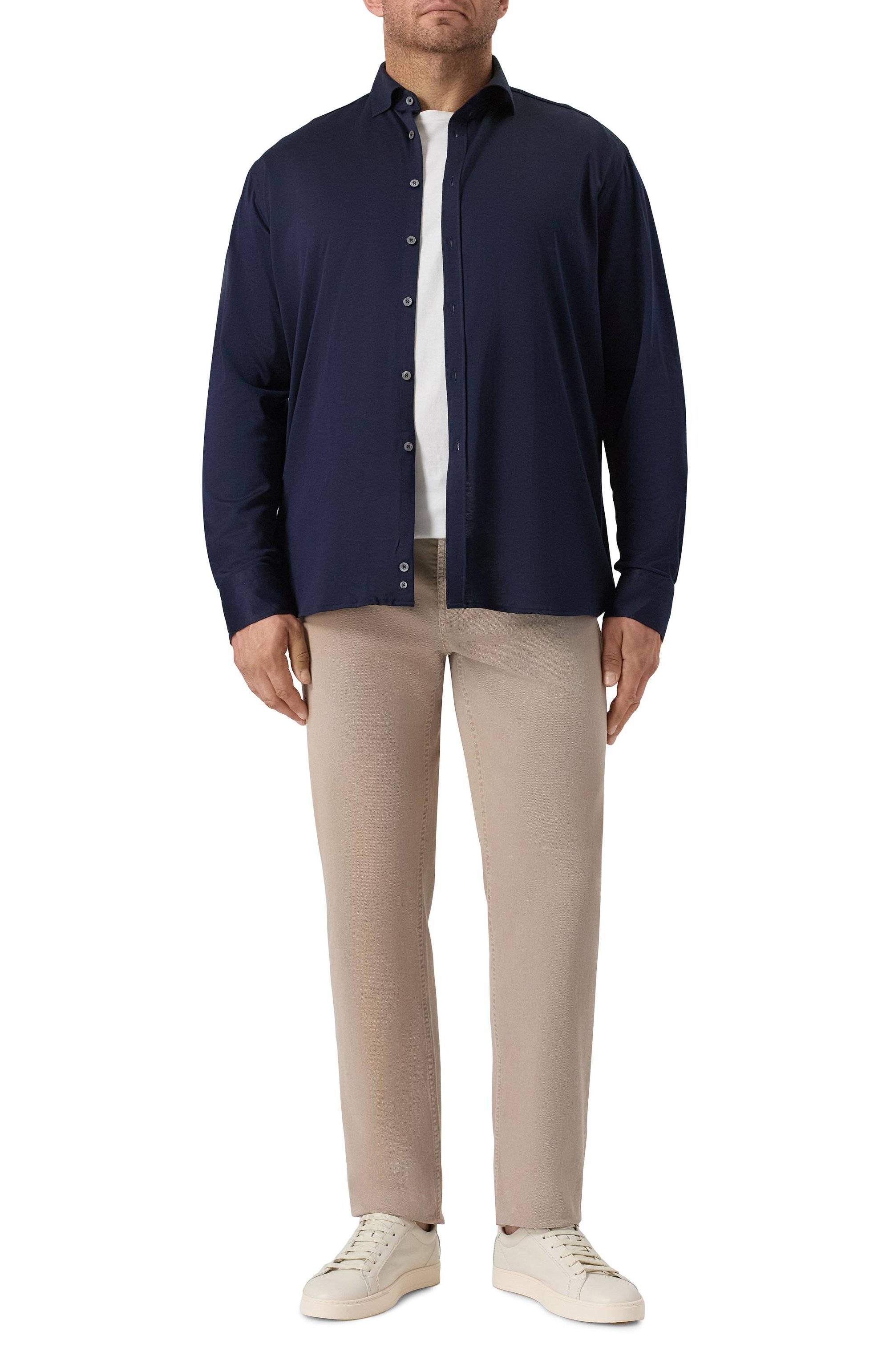 Рубашка из хлопка и лиоцелла CANALI, арт. CSL70B1B/GN03485, фото 2