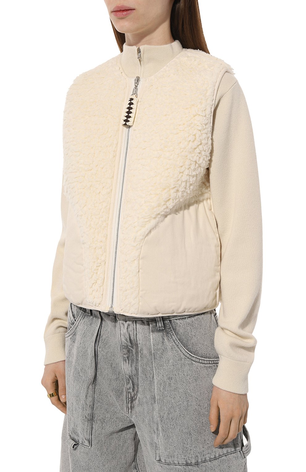 Двусторо�нний хлопковой жилет JIL SANDER, арт. J40FB0112/J20088, фото 6