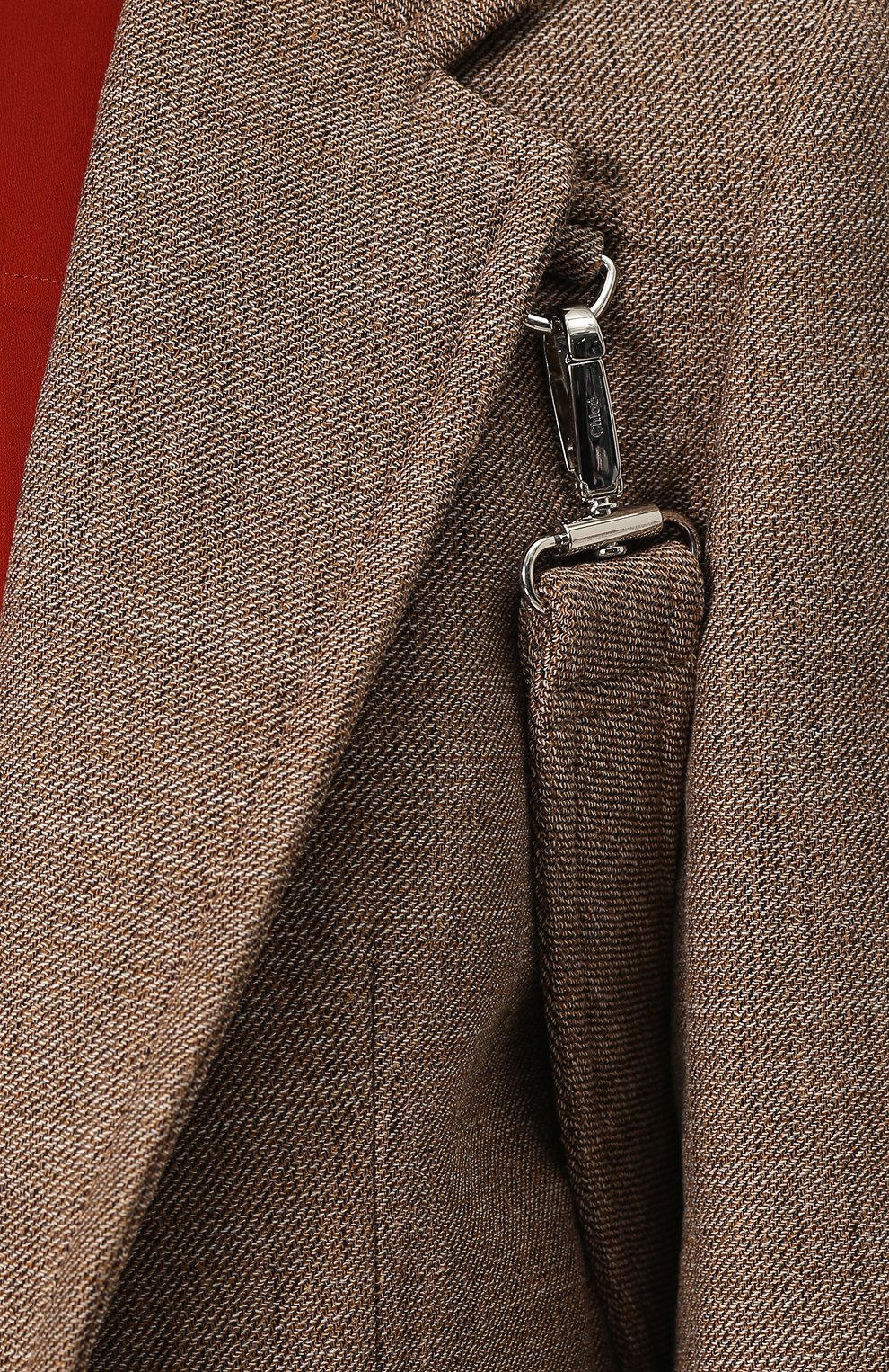 Жакет прямого кроя с поясом CHLOÉ, арт. CHC18WVE62073, фото 5