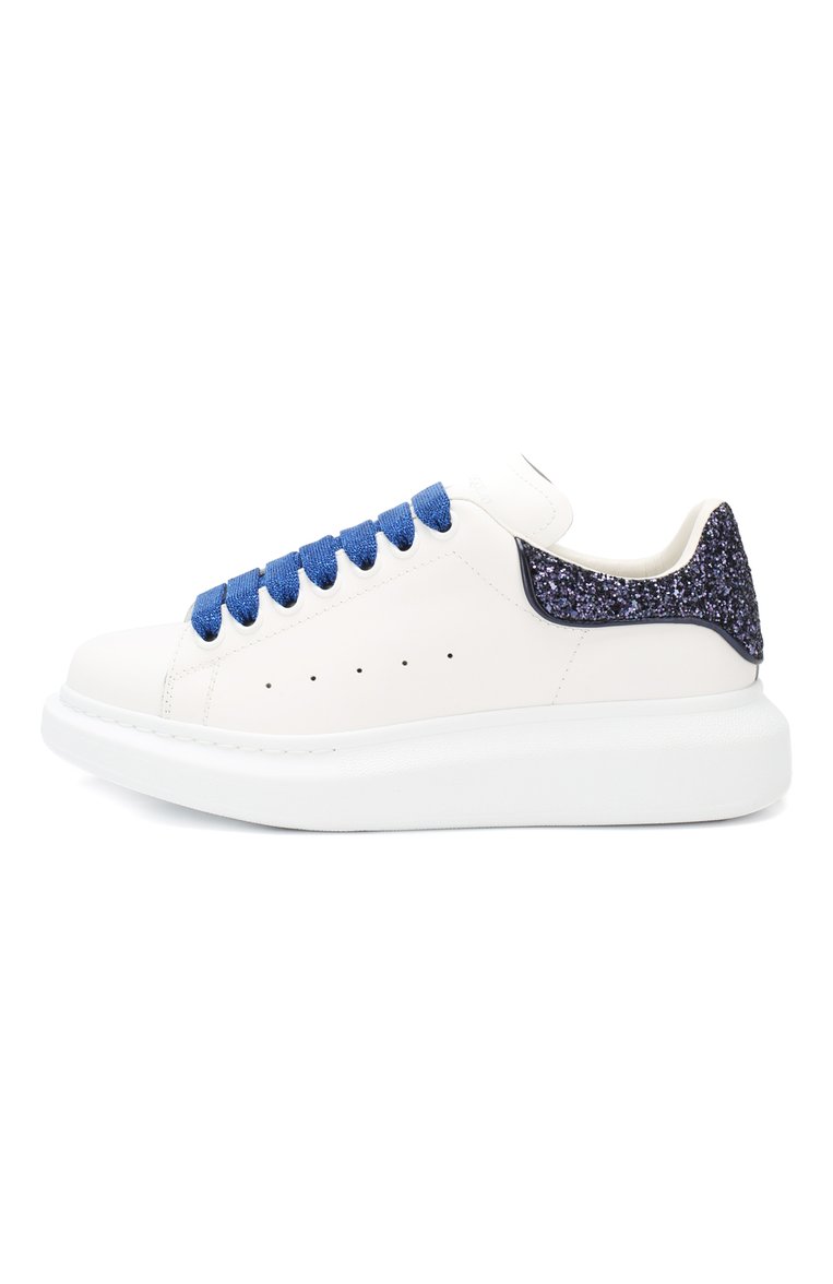 Кожаные кеды ALEXANDER MCQUEEN, арт. 558945/WHNBK, фото 1