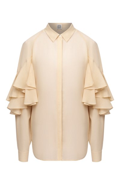 Хлопковая блузка TOTEME, арт. L0CARN0 203-702-704, фото 1