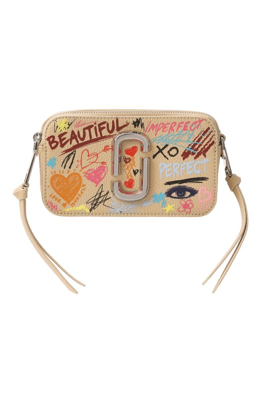 Сумка The Punk Scribble Snapshot MARC JACOBS (THE) 2S6HCR004H01 Бежевый 2S6HCR004H01