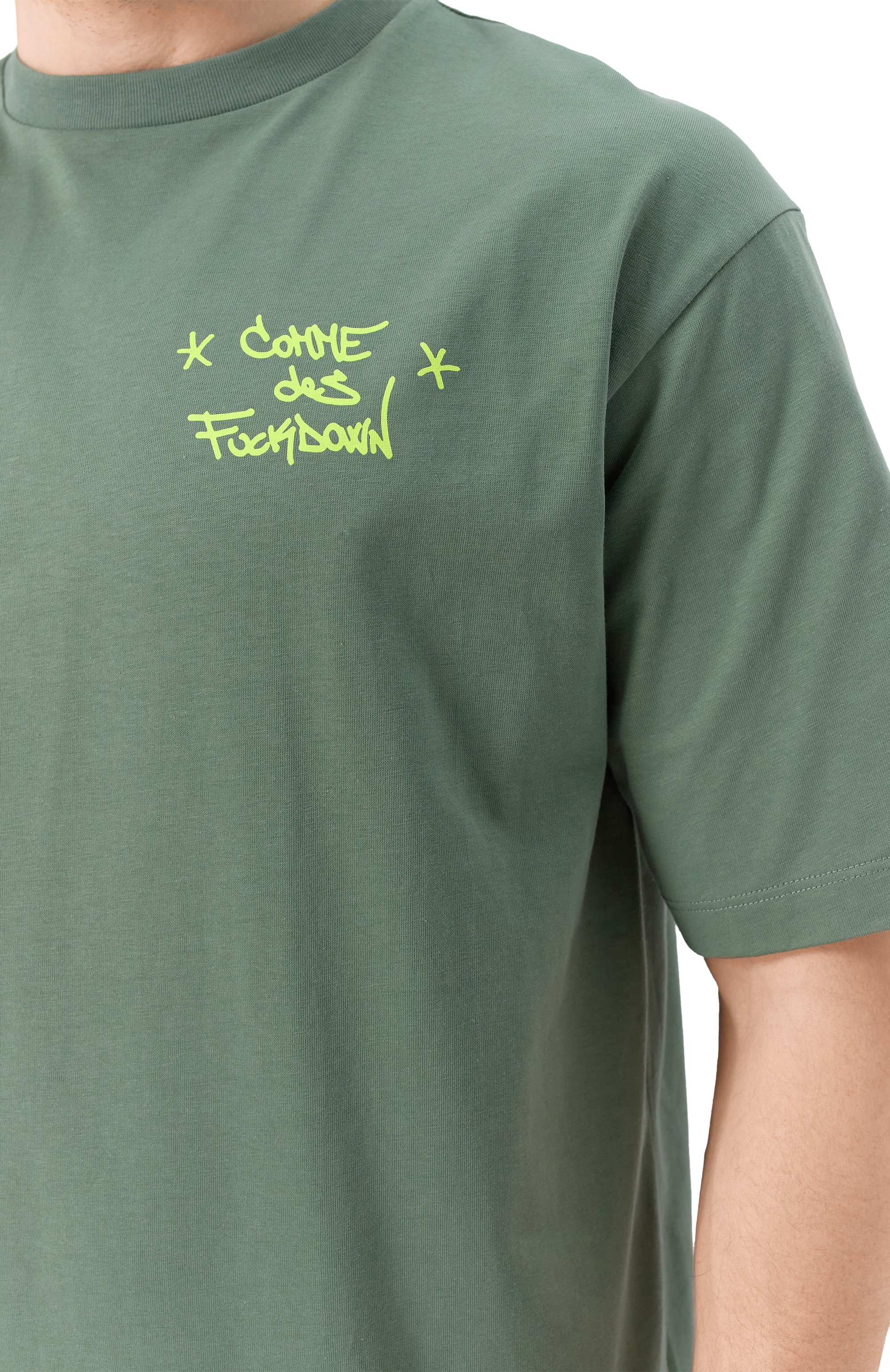 Хлопковая футболка COMME DES FUCKDOWN, арт. CFABM01590, фото 5