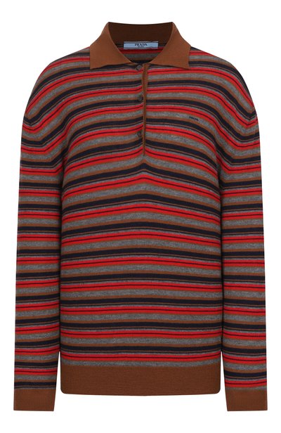 Женское кашемировое поло PRADA, арт. P24F3N/6220