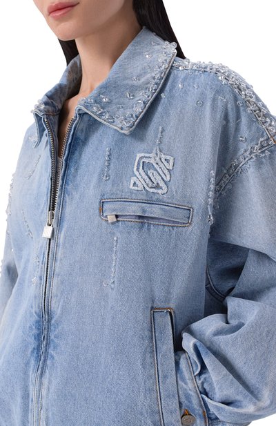 Джинсовая куртка GIUSEPPE DI MORABITO, арт. 06PSDNB096R 16407, фото 5