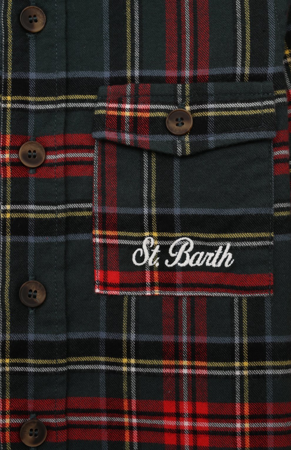 Хлопковая рубашка MC2 SAINT BARTH, арт. STBK SEISER JR/01426G, фото 3